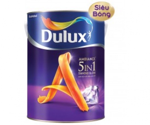 Sơn nội thất 5in1 diamond siêu bóng - 5 Lít
