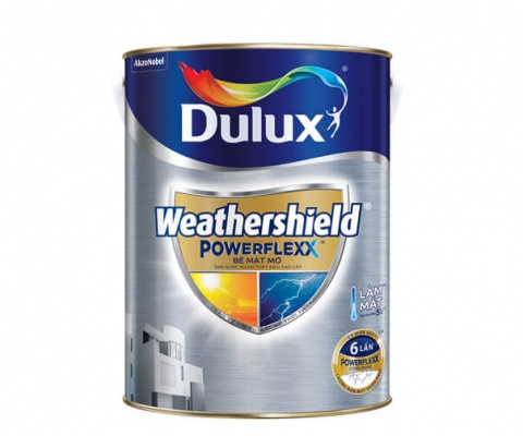 Sơn ngoại thất Dulux Weathershield Powerlexx  mờ - 1Lít